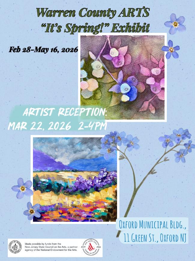 Poster for It's Spring Exhibit